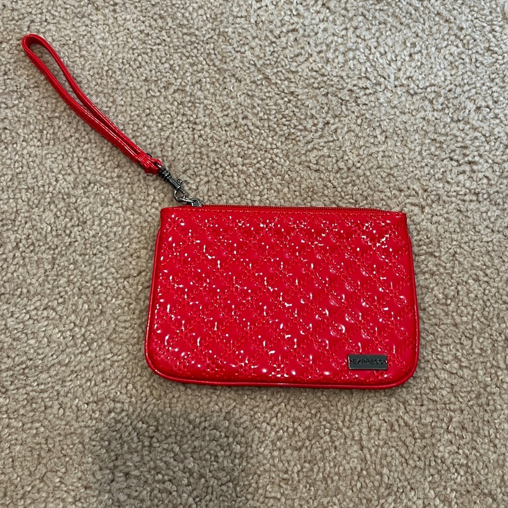 Express Red Wristlet Purse